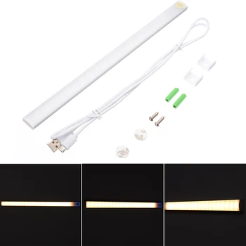 USB LED Cadrul Cabinetului de Lumini 30cm Ultra Dulap Lumina Estompat Touch Senzor de Lumina de Noapte pentru Bucatarie Birou