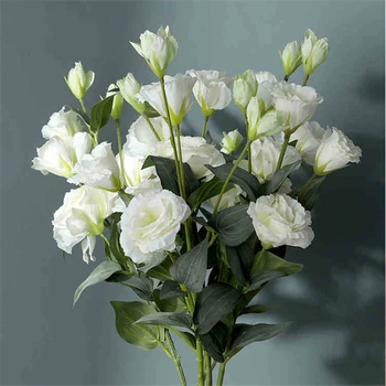 Flori artificiale eustome acasă decorare nunta buchet de nunta de decorare