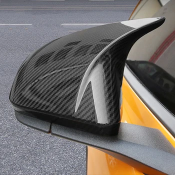 Fibra De Carbon Oglinda Retrovizoare Decor De Locuințe Capac De Protectie Shell Pentru Ford Mustang 2015 - 2020 Auto Exterioare Accesorii