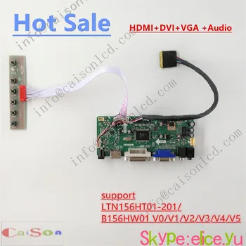 DVI/VGA/AUDIO/ TFT LCD de pe placa de control suport LTN156HT01-201/B156HW01 V0/V1/V2/V3/V4/V5