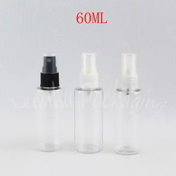 60ML Transparent Umăr Plat Sticla de Plastic , 60CC Toner / Apă Profitabilă Călătorie Ambalaje de Sticlă , Gol Container Cosmetice