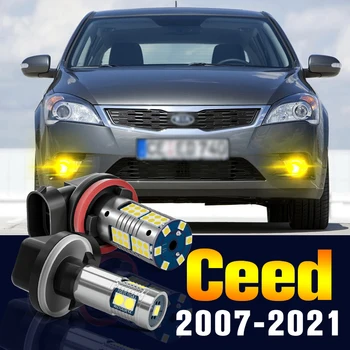 2 buc Ceață cu LED-uri Bec Lampa Pentru Kia Ceed 2007-2021 2008 2009 2010 2011 2012 2013 2014 2015 2016 2017 2018 2019 2020 Accesorii