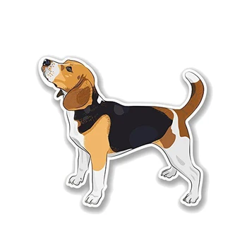 Rezistent la apă și protecție Solară PVC Drăguț Personalitate Câine Beagle PVC Masina de Decorare Autocolant Auto Decalcomanii 13*12CM