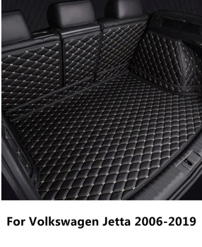 SJ a se Potrivi Personalizat Set Complet rezistent la apa Portbagaj Covoraș de Piese AUTO Coada de Boot Tava Linie de Marfă din Spate Tampon Pentru Volkswagen Jetta 2013-2019